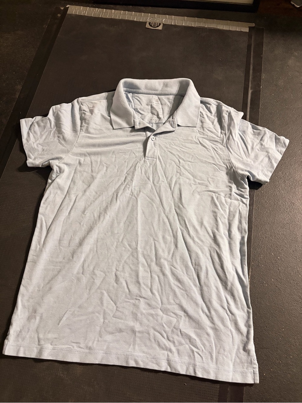 Mack Weldon Mens XL Light Blue Polo